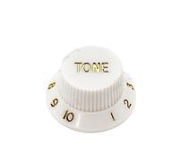 Parti di chitarra Manopola Di Controllo Del Volume Del Suono Del Basso Della Chitarra Elettrica Tappo Interruttore Materiale Accessori(TONE,White gold)