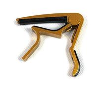 Parti di Chitarra Violino Elettrico a Basso Livello Acustico Violino Ukulele Capo grilletto di Melodia Singola - Materiale Metal Accessori (Color : Golden)