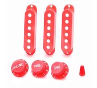 Parti Di Chitarre E Bassi Coperchio Pickup Con Punta Per Interruttore Polo 48/50/52mm Per Pickup Single Coil Coperchio Pickup Per Chitarra ST In Plastica parti di chitarra(Pink)