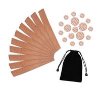 Parti di clarinetto Set Di 10 Pezzi Di Giunzioni Per Collo Del Clarinetto In Sughero E Cuscinetti Per Clarinetto In Sib. 17 Pezzi Di Cuscinetti Per Clarinetto In Sib.