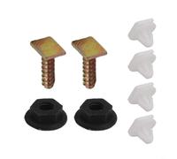 Parti di fissaggio per passaruota per Opel Corsa C Parafango anteriore include 4 clip in plastica, 2 viti, 2 dadi in plastica per fissaggio