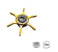 Parti di modifica della ruota Waterdrop per mulinelli da pesca a sei stelle, componente sonoro in lega da 60 mm, parte di ricambio leggera compatibile con modelli selezionati di mulinelli (mano destra