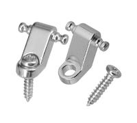 Parti Di Montaggio Durevoli Per Il Supporto Dell'albero Delle Corde A Rulli Per Chitarra Elettrica accessori di ricambio per chitarra(Silver)