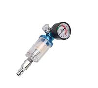 Parti di pressione dello strumento della pistola a spruzzo del compressore europeo da 1/5 pezzi Trappola for l'umidità del filtro 'aria del separatore di acqua 'olio da 1/4 di pollice(AF+PF+RG,20 Pcs)