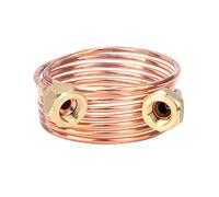 Parti di refrigerazione per tubi capillari in rame flessibili morbidi LDAUYZLING da 2,8 mm G1/4". (1500 mm)