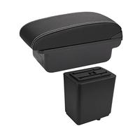 Parti Di Retrofit Del Bracciolo Per Peugeot Per Partner Tepee Auto Bracciolo Scatola Portaoggetti Accessori Per Auto Dettagli Interni Bracciolo Auto(C Black white NOUSB)