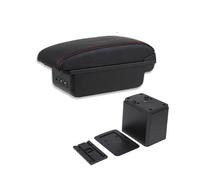 Parti Di Retrofit Del Bracciolo Scatola Portaoggetti Del Bracciolo Per Auto Accessori Per Auto Ricarica Con USB Per Peugeot Per Partner Per Tepee Bracciolo Auto(Rosso,B 3USB)