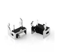 Parti di ricambio 10PCS 3 * 6 * 4.3mm 3 * 6 * 5mm Interruttore con staffa Interruttori a pulsante tattili a 90 gradi Interruttore micro touch laterale 3x6 (Size : 3x6x5)