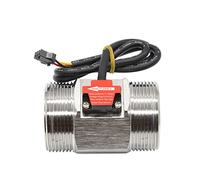 Parti di ricambio 1Pcs 1-1/2 u201c DC 5-18V Sensore di flusso d'acqua Sensore di flusso in acciaio inossidabile Interruttore del sensore di liquido di controllo dell'acqua