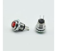 Parti di ricambio 5 pz 2pin Micro Pulsante Interruttore 8 MM 0.5A 250 V AC Pulsante di Reset Interruttore Rotondo DS-101 (Size : 5 Green)