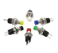 Parti di ricambio 6pcs PBS-110 7MM interruttore a pulsante momentaneo premere l'interruttore di ripristino on off pulsante micro interruttore normalmente chiuso NC
