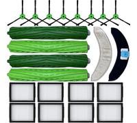 Parti di ricambio accessori specifici per aspirapolvere iRobot Roomba Combo 10 Max J9 J7+/Plus: 2 spazzole laterali in microfibra, 8 filtri X8, spazzole a rullo X8