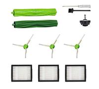 Parti di ricambio accessorio per iRobot Roomba i3 i3+ i4 i4+ i6 i6+ i7 i7+ i8 i8+/Plus E5 E6 E7 I&E Series Vacuum, 1 spazzola in gomma e 1 ruota anteriore e 3 filtri e 3 spazzole laterali