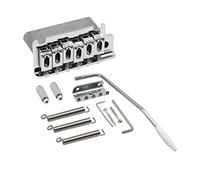 Parti di ricambio chitarra 2 Post Point Chitarra Chitarra Locking Tremolo Bridge System 14mm Blocco Spesso San Chitarra (Color : Chrome)