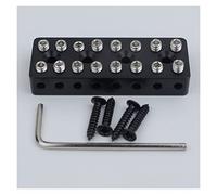 Parti di ricambio chitarra 6/7/8 Pezzi Single String Fan Guitar Bridge Ponte Senza Testa Senza Testa Ponti Sgranati Per Chitarra Elettrica (Color : 8 string lock)