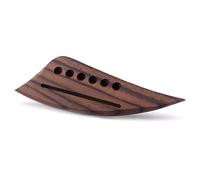 Parti di ricambio chitarra 6 Stringhe Sella In Palissandro Attraverso Il Corno Del Ponte Della Chitarra A Forma Di Parti Per Chitarra Acustica Folk