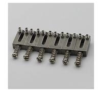 Parti di ricambio chitarra Codice Del Ponte Della Chitarra Elettrica Codice Della Pressione Delle Corde Della Chitarra Elettrica Single Rock Small Double Rock Sella In Acciaio Inossidabile