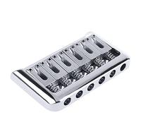 Parti di ricambio chitarra Cromo Fisso Hardtail 6 Corda Per Chitarra Elettrica Bridge E Chiave In Metallo