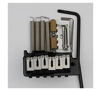 Parti di ricambio chitarra Parti Per Chitarra Tremolo Bridge 2 Point Steel Saddle Black