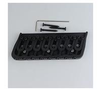 Parti di ricambio chitarra Ponte Fisso Senza Testa Senza Testa Senza Testa Guitar 8 String Guitar Bridge Bridge Black