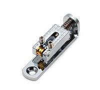 Parti di ricambio chitarra Single Guitar Roll Bridge Con Vite Chiave Per 4/5/6/6/7/8 Guitar String Banjo Parts (Color : Silver)