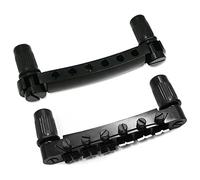 Parti di ricambio chitarra Tune-o-matic Bridge E Cordiera Con Borchie Set Per Ponte Lp. Sostituzione Della Chitarra Elettrica (Color : Silver)