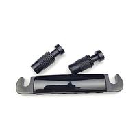 Parti di ricambio chitarra Tune-O-Matic Style Guitar Guitar Bridge Stop Bar Stop Icorsa Con Ancore/Borchie Per LP SG. Chitarra (Color : Black)