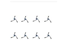 Parti Di Ricambio Compatibili Con Eufy X10 Pro Omni Spazzola Principale Panno for Mocio Spazzole Laterali Filtri HEPA Sacchetti for La Polvere(Side Brush 8)