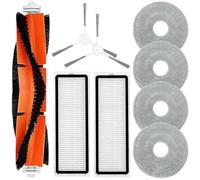 Parti di ricambio compatibili con Xiaomi S20 plus S20+Robot Aspirapolvere B108GL Parti 1 spazzola principale 2 spazzole laterali 2 filtro 4Mop panno