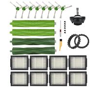 Parti di ricambio compatibili per aspirapolvere iRobot Roomba i7 i7+ i1 i3 i3+ i4 i6 i6+ i8 i8 E5 E6 E7 j7 j7+ I E e J Series Aspirapolvere, 2 set di spazzole a rullo, 8 filtri, 8 spazzole laterali, 2