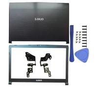 Parti di ricambio compatibili per laptop GP72 GL72 GL72M MS-1795 MS-1799 MS-179B Include cover posteriore LCD Cerniere della cornice anteriore Poggiapolsi e custodia inferiore in plastica(AB HINGES1)