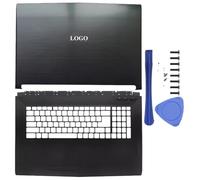 Parti di ricambio compatibili per laptop GP72 GL72 GL72M MS-1795 MS-1799 MS-179B, inclusa copertura posteriore LCD Cerniere della cornice anteriore Poggiapolsi e custodia inferiore in plastica(AC COVE
