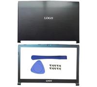 Parti di ricambio compatibili per laptop GP72 GL72 GL72M MS-1795 MS-1799 MS-179B, inclusa copertura posteriore LCD Cerniere della cornice anteriore Poggiapolsi e custodia inferiore in plastica(AB COVE