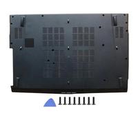 Parti di ricambio compatibili per laptop GP72 GL72 GL72M MS-1795 MS-1799 MS-179B, inclusa copertura posteriore LCD Cerniere della cornice anteriore Poggiapolsi e custodia inferiore in plastica(D COVER