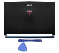Parti di ricambio compatibili per laptop GP72 GL72 GL72M MS-1795 MS-1799 MS-179B, inclusa copertura posteriore LCD Cerniere della cornice anteriore Poggiapolsi e custodia inferiore in plastica(A HINGE