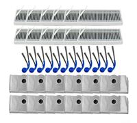 Parti di ricambio compatibili per robot aspirapolvere ECOVACS T80 e T80, include sacchetti per la polvere, filtri e spazzole laterali, kit di accessori da 18 o 36 pezzi (36 pezzi)