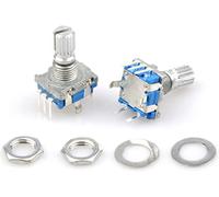 Parti di ricambio Encoder interruttore Encoder rotativo EC11 15mm Interruttore a 360 gradi, potenziometro digitale con interruttore a pulsante 5 pin for modulo encoder