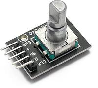 Parti di ricambio Encoder rotativo KY-040 Modulo interruttore encoder rotativo a 360 gradi, sviluppo interruttore sensore mattone Kit manopola potenziometro KY040 (Size : Ky-040 5pcs)