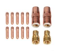 Parti di ricambio essenziali per ugello Bernard NS5818C, 2 ugelli e 2 deviatori per la massima efficienza di saldatura (T030)