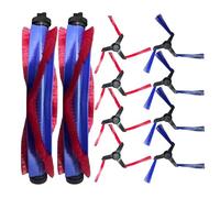 Parti di ricambio F/T per D-yson Spot+ Scrub AI Robot Vacuum Cleaner Accessories, 2 spazzole principali, 8 spazzole laterali