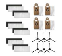Parti di ricambio Filtri Spazzole laterali Sacchetto for la polvere, compatibile for accessori for aspirapolvere Proscenic M7pro, M7 Max, M8pro