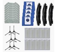 Parti di ricambio for bObsweep RC400 for Dustin/per Ultra-Vision for robot aspirapolvere bObsweep 8 panni for mocio 3 spazzole principali 6 spazzole laterali 5 sacchetti 10 filtri