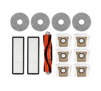 Parti di ricambio for filtro spazzola laterale principale for aspirapolvere robot compatibile con Dreame L10S Ultra / S10 Pro Omni 1S B101CN Robot X10+(Dark Grey)