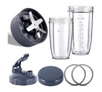 Parti Di Ricambio For Frullatore, Compatibili Con I Frullatori NutriBullet 600W/900W/PRO - Lama Di Estrazione E Tazze Grandi Da 32 Once E Tazze Grandi Da 24 Once