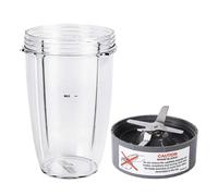 Parti Di Ricambio For Frullatore, Tazza Da 24 Once Con Lama Di Estrazione Compatibile, Compatibile Con Nutribullet, Frullatori Da 600 W E 900 W, Facili Da Pulire
