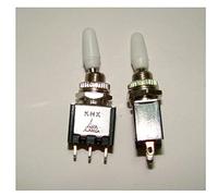 Parti di ricambio Interruttore a pulsante nero da 10 pezzi KNX1x2 Interruttore a levetta for treppiede a due file 2A 250V