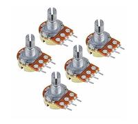 Parti di ricambio Interruttore Encoder 5 pz/lotto WH148 Blu Kit Potenziometro Pellicola di Carbonio 15mm 3pin B1K 2K 5K 10K 20K 50K 100K 250K 500K 1M Tappo Manopola Interruttore Rotativo (Size : 1M O