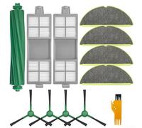 Parti di ricambio Kit di accessori, filtri a spazzola a rullo, tamponi per mocio, per Roomba 205 per DustCompactor per Combo (A)