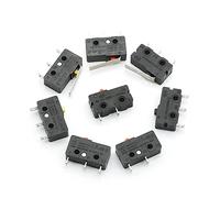 Parti di ricambio Micro interruttore in rame 125/250 V 2/3 pin Mini finecorsa Interruttore a pulsante rapido (Color : Kw2-p-l0-r, Size : One Size)