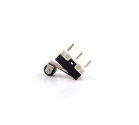 Parti di ricambio Microinterruttori 10 pezzi Micro interruttore finecorsa Interruttore a pulsante 1A 125 V CA del mouse 3 pin Braccio leva a rullo con manico lungo SPDT 12 * 6 mm(Kw10-4)